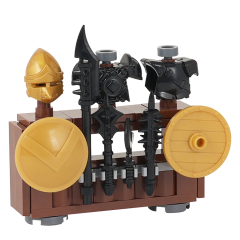 MOC5063-B Lego Medieval Weapon rack military city wall fort fortress toys soldiers army building blocks sets Toys for kids