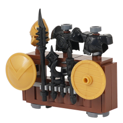 MOC5063-B Lego Medieval Weapon rack military city wall fort fortress toys soldiers army building blocks sets Toys for kids