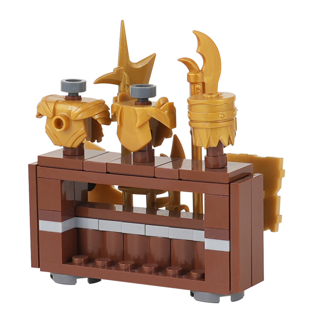 MOC5063-A Lego Medieval Weapon rack military city wall fort fortress toys soldiers army building blocks sets Toys for kids
