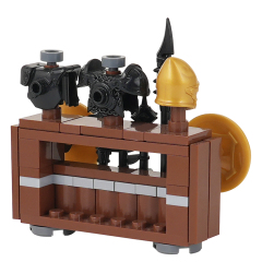 MOC5063-B Lego Medieval Weapon rack military city wall fort fortress toys soldiers army building blocks sets Toys for kids