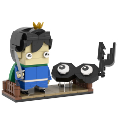 MOC7108 Anime Character 199Pcs Pojji Prince Square Head Bricks Ranking of Kings Educational Particles Diy Building Blocks Kids Toys for Birthday Gift