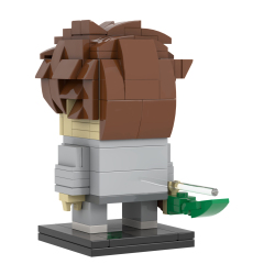 MOC7129 Shepherds 153Pcs Square Head Bricks The Boy and the Heron Anime Cartoon Movie Character Educational Building Blocks Kids Toys