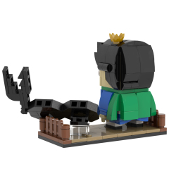 MOC7108 Anime Character 199Pcs Pojji Prince Square Head Bricks Ranking of Kings Educational Particles Diy Building Blocks Kids Toys for Birthday Gift
