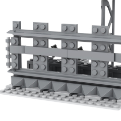 MOC5074 Lego military Death defense building WW2 War scene toys soldiers army building blocks sets Toys for kids