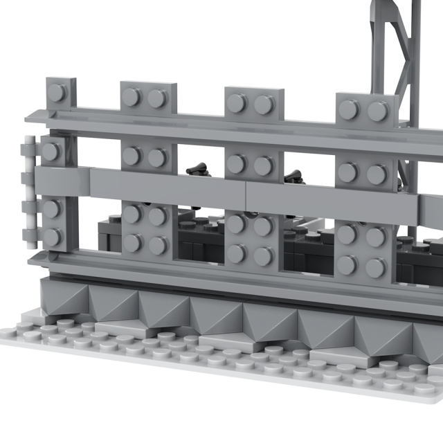 MOC5074 Lego military Death defense building WW2 War scene toys soldiers army building blocks sets Toys for kids