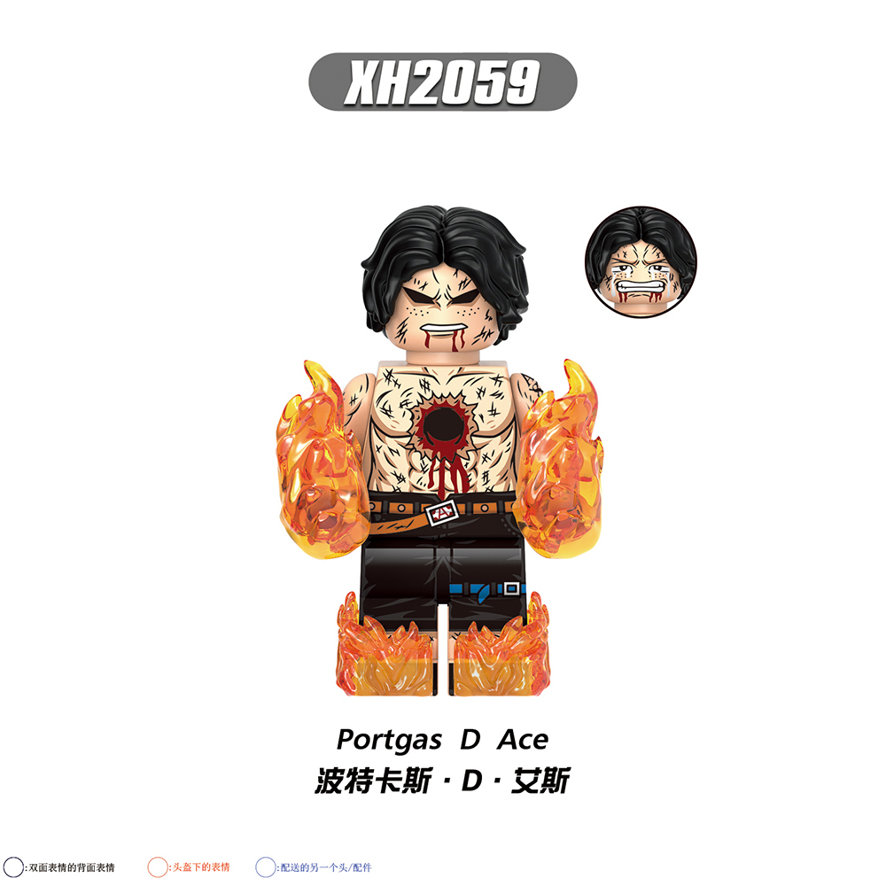 X0355 lego Anime ONE PIECE luffy nami sanji Monkey mini figures juguetes mini toys building blocks sets Toys for kids