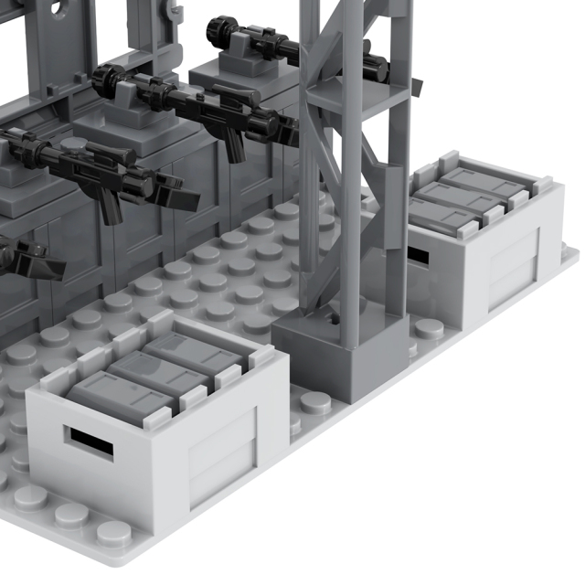 MOC5074 Lego military Death defense building WW2 War scene toys soldiers army building blocks sets Toys for kids
