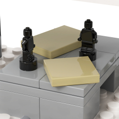MOC5077-F Lego military Snow Command center building WW2 War scene toys soldiers army building blocks sets Toys for kids