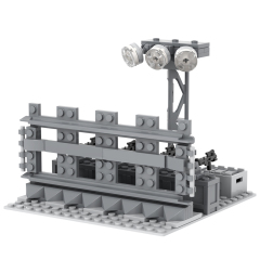 MOC5074 Lego military Death defense building WW2 War scene toys soldiers army building blocks sets Toys for kids