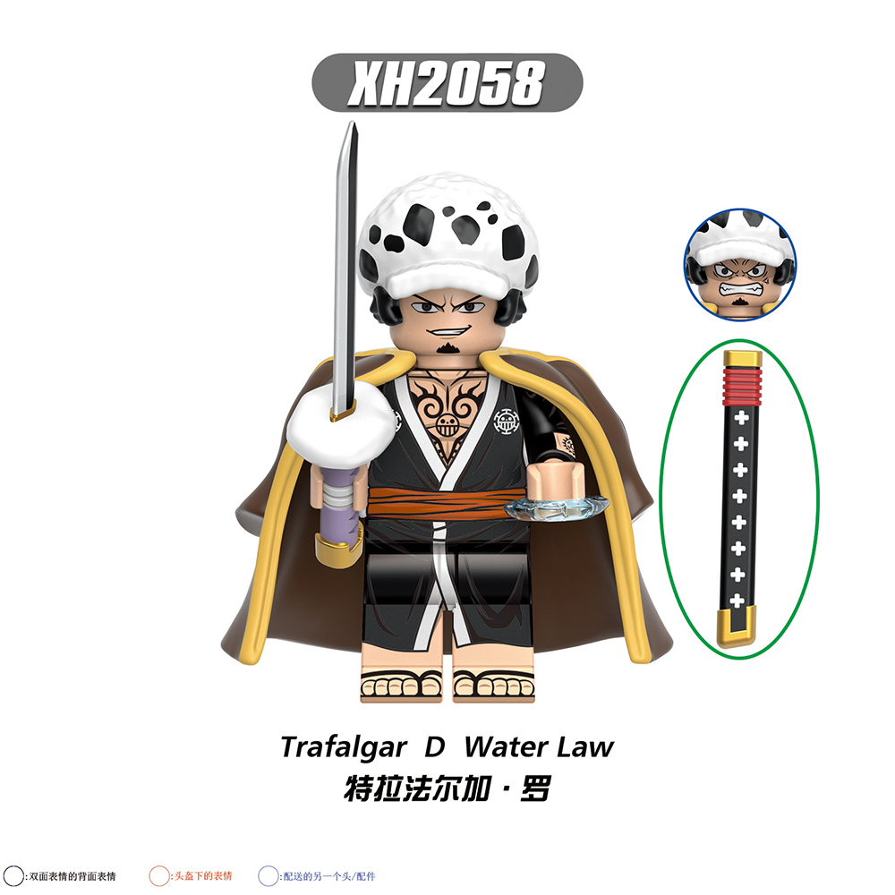 X0355 lego Anime ONE PIECE luffy nami sanji Monkey mini figures juguetes mini toys building blocks sets Toys for kids