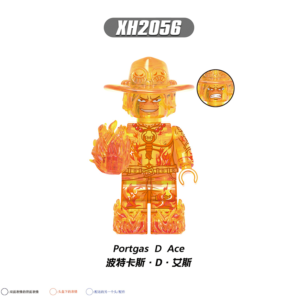 X0355 lego Anime ONE PIECE luffy nami sanji Monkey mini figures juguetes mini toys building blocks sets Toys for kids