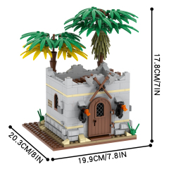 MOC5079 Lego military World Arsenal building WW2 War scene toys soldiers army building blocks sets Toys for kids