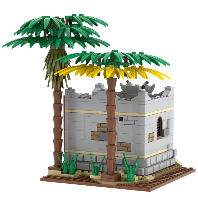 MOC5079 Lego military World Arsenal building WW2 War scene toys soldiers army building blocks sets Toys for kids