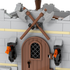 MOC5079 Lego military World Arsenal building WW2 War scene toys soldiers army building blocks sets Toys for kids