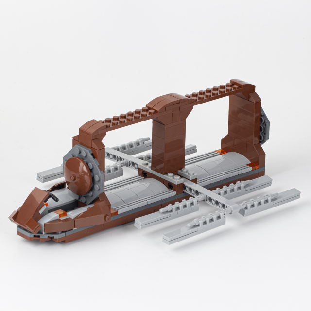MOC2007 Lego star wars B1 battle droid troop carrier crab droid Dwarf spider droid Luke Obi Wan building War scene toys building blocks sets Toys for kids