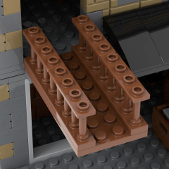 MOC5081-B Lego military bases World Gates towers Arsenal building WW2 War scene toys soldiers army building blocks sets Toys for kids