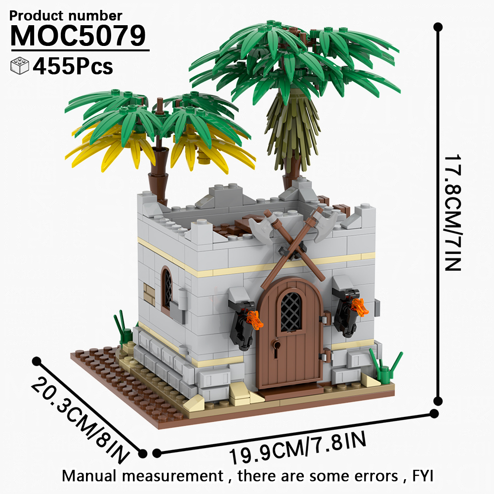 MOC5079 Lego military World Arsenal building WW2 War scene toys soldiers army building blocks sets Toys for kids