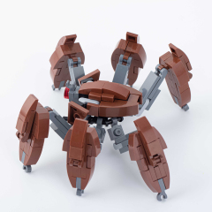 MOC2004 Lego star wars crab droid Dwarf spider droid Luke Lightsaber Droid Obi Wan building War scene toys building blocks sets Toys for kids