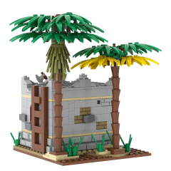 MOC5079 Lego military World Arsenal building WW2 War scene toys soldiers army building blocks sets Toys for kids