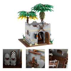 MOC5079 Lego military World Arsenal building WW2 War scene toys soldiers army building blocks sets Toys for kids