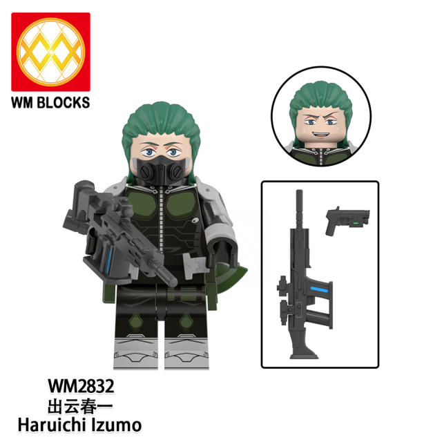 WM6197 lego Anime Kaiju No. 8 Mina ashiro kikoru shinomiya leno lchikawa aoi kaguragi mini figures juguetes mini toys building blocks sets Toys for kids