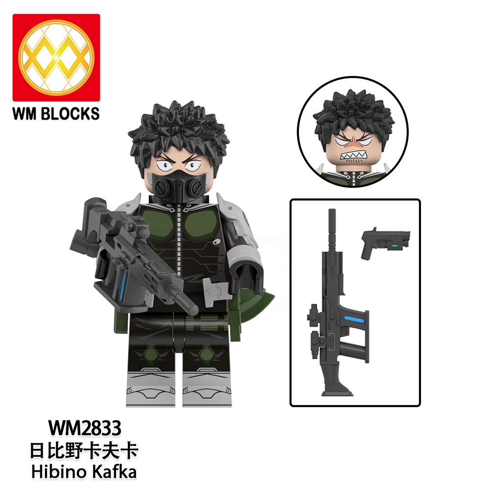 WM6197 lego Anime Kaiju No. 8 Mina ashiro kikoru shinomiya leno lchikawa aoi kaguragi mini figures juguetes mini toys building blocks sets Toys for kids