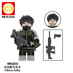 WM6197 lego Anime Kaiju No. 8 Mina ashiro kikoru shinomiya leno lchikawa aoi kaguragi mini figures juguetes mini toys building blocks sets Toys for kids