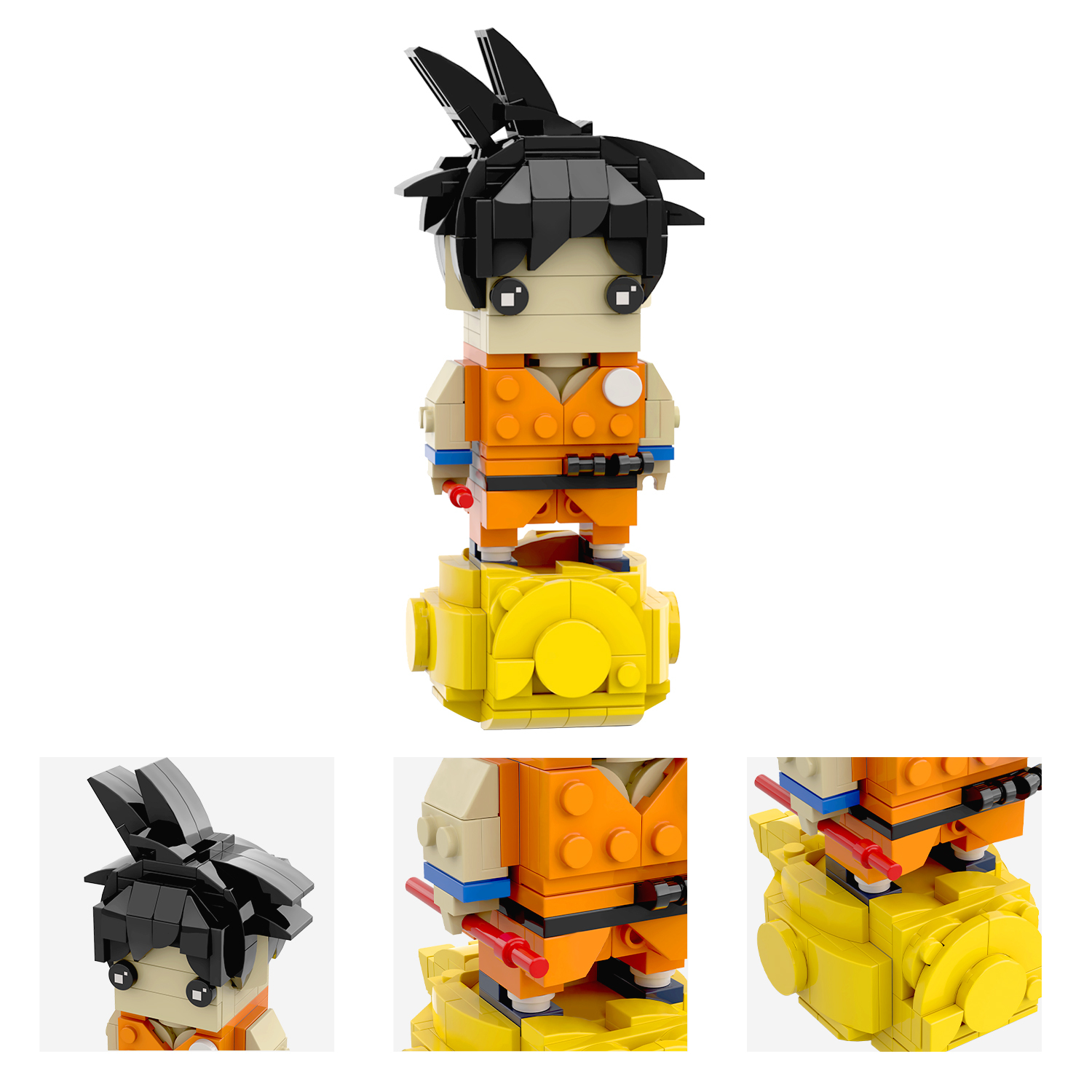 MOC7011 Japanese Anime Dragon Ball Z Character Sun Wukong Son Goku 262Pcs Bricks Assemble Educational Collect  Building Blocks Kids Gift Toys