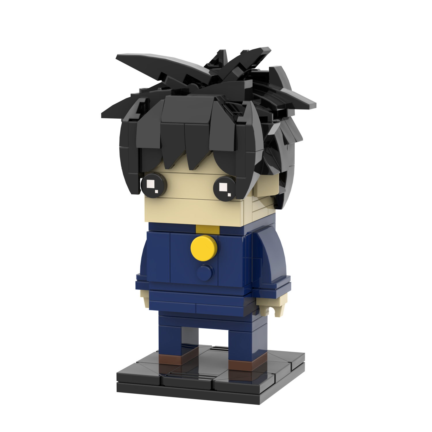 MOC7041 Jujutsu Kaisen Anime Fushiguro Megumi 165Pcs Bricks Action Model Educational Plastic DIY Building Blocks Kids Gift Toys Juguetes