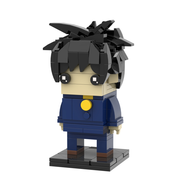 MOC7041 Jujutsu Kaisen Anime Fushiguro Megumi 165Pcs Bricks Action Model Educational Plastic DIY Building Blocks Kids Gift Toys Juguetes