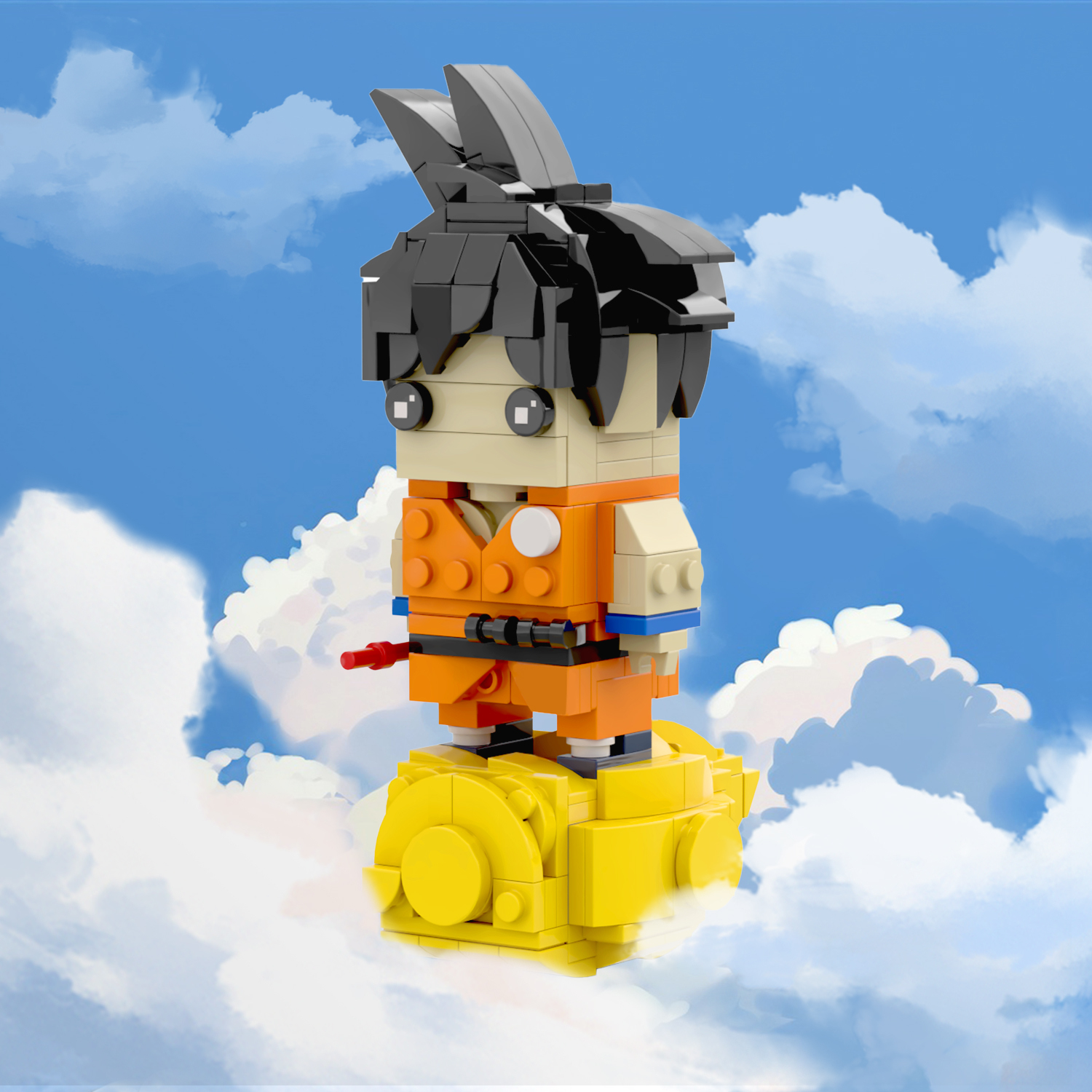 MOC7011 Japanese Anime Dragon Ball Z Character Sun Wukong Son Goku 262Pcs Bricks Assemble Educational Collect  Building Blocks Kids Gift Toys