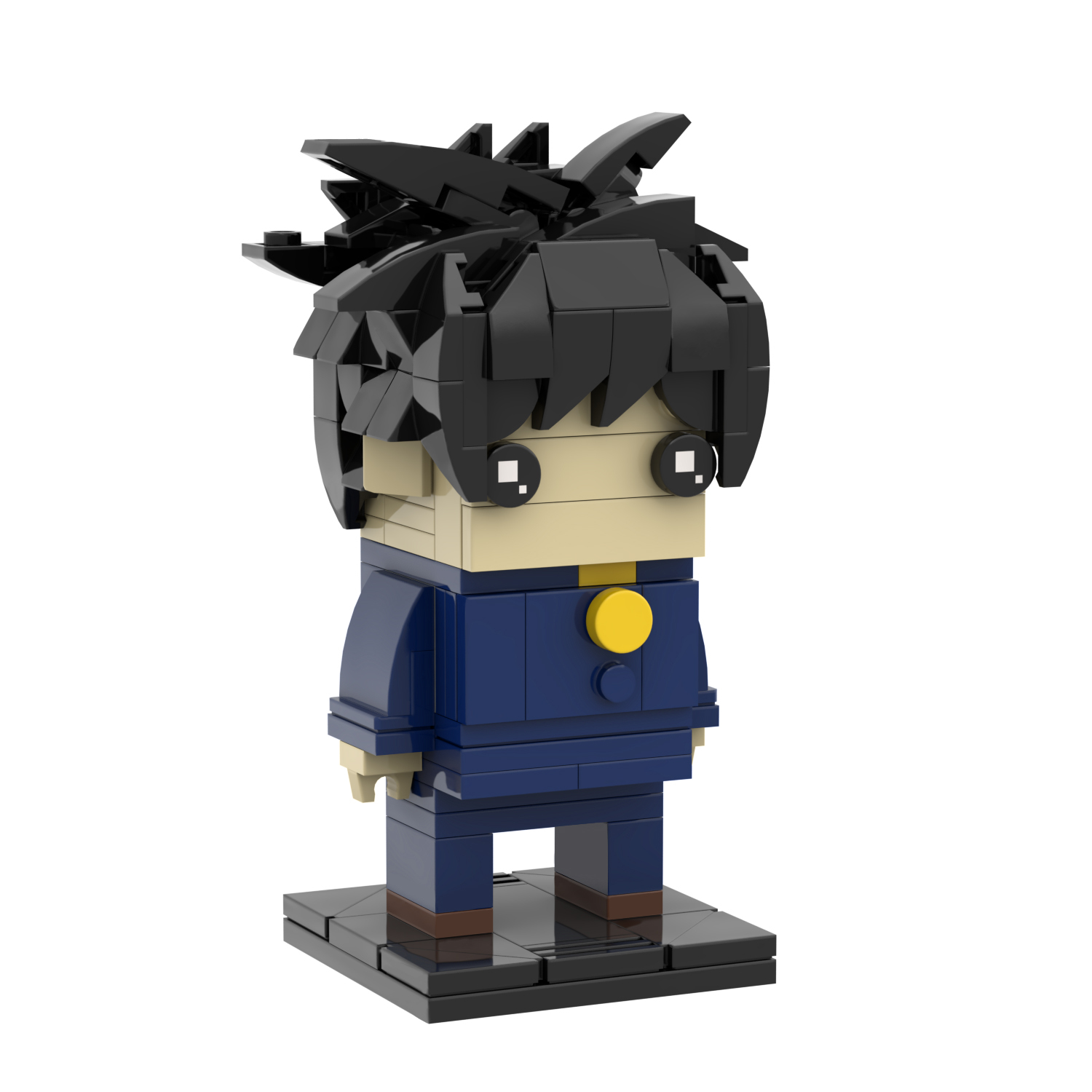MOC7041 Jujutsu Kaisen Anime Fushiguro Megumi 165Pcs Bricks Action Model Educational Plastic DIY Building Blocks Kids Gift Toys Juguetes