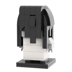 MOC7084 Yamamura Sadako Ringu 126Pcs Square Head Bricks Halloween Horror Movie Character Assemble Collect Building Blocks Kids Gift Toys