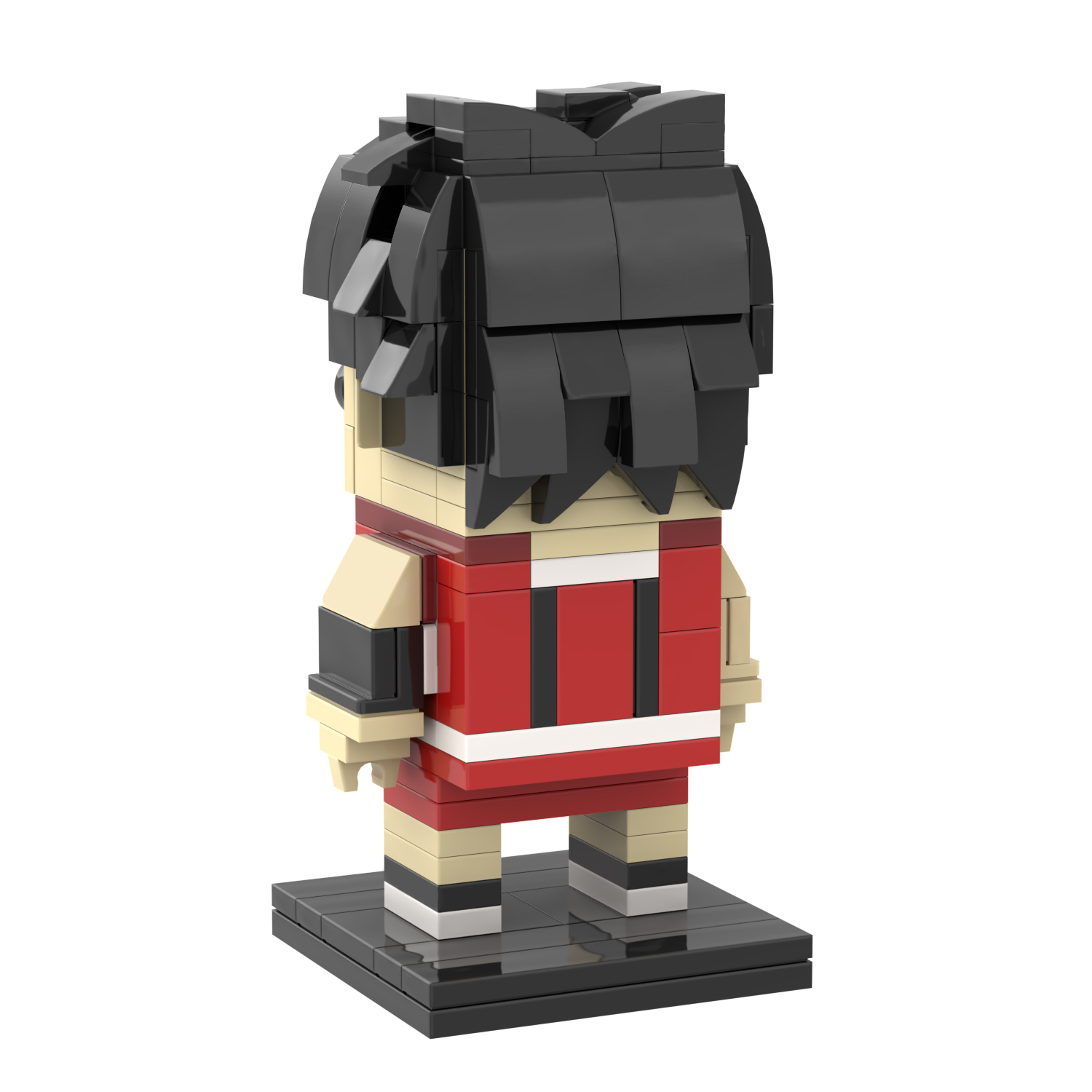 MOC7049 Slam Dunk Anime Kaede Rukawa 100Pcs Square Head Bricks Educational Collect Plastic Building Blocks Kids Gift Toys