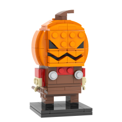 MOC7081 Halloween Horror Movie Character Square Head Bricks Pumpkin Head Demon139Pcs Assemble Collect Building Blocks Children Gift Toys