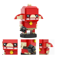 MOC7076 Legend of Zelda Game Character Pokbulin 131Pcs Square Head Bricks Model Assemble Educational DIY Building Blocks For Kids Gift Toys