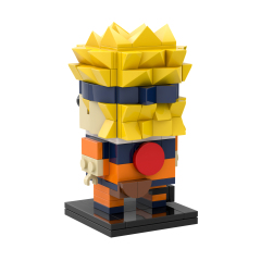 MOC7090 Japanese Anime Character Uzumaki Naruto Mooxi 157Pcs Square Head Bricks Plastic Assemble Educational Building Blocks Kids Gift Toys