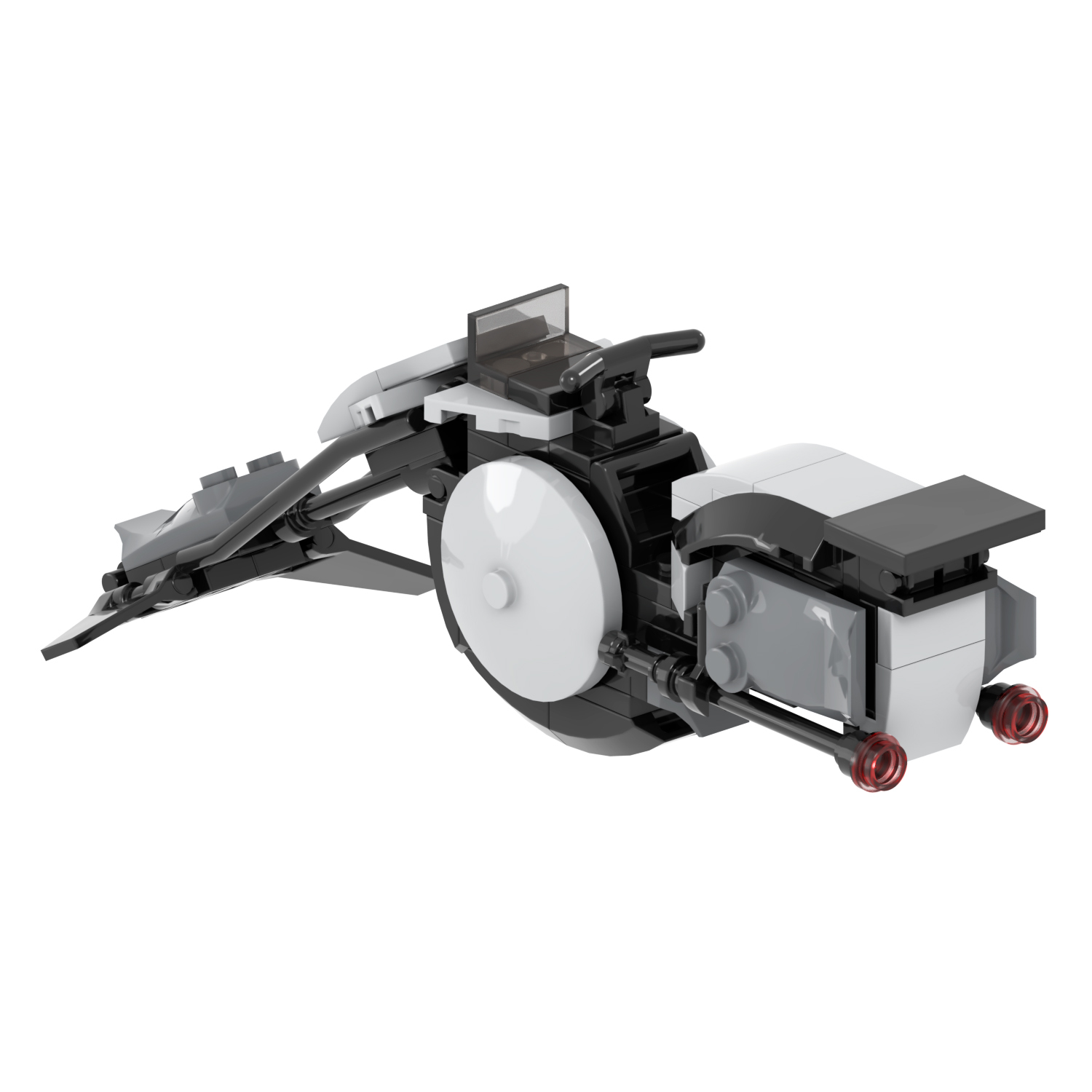 MOC2055 Lego star wars speeder bike building War scene toys building blocks sets Toys for kids