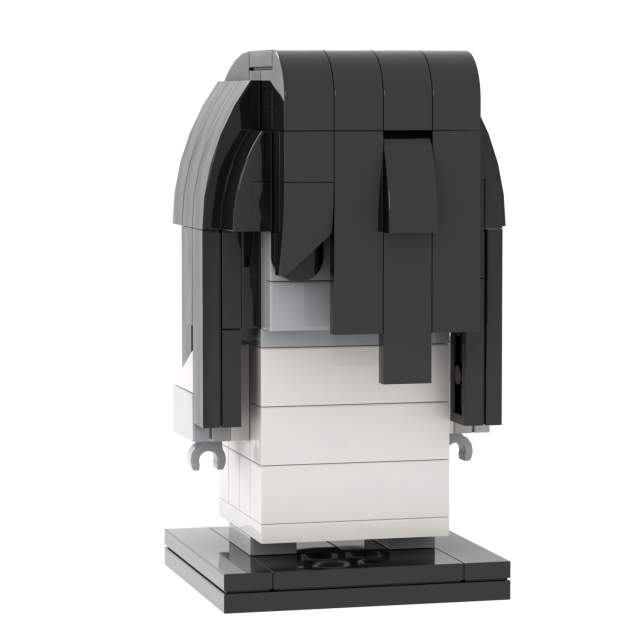 MOC7084 Yamamura Sadako Ringu 126Pcs Square Head Bricks Halloween Horror Movie Character Assemble Collect Building Blocks Kids Gift Toys
