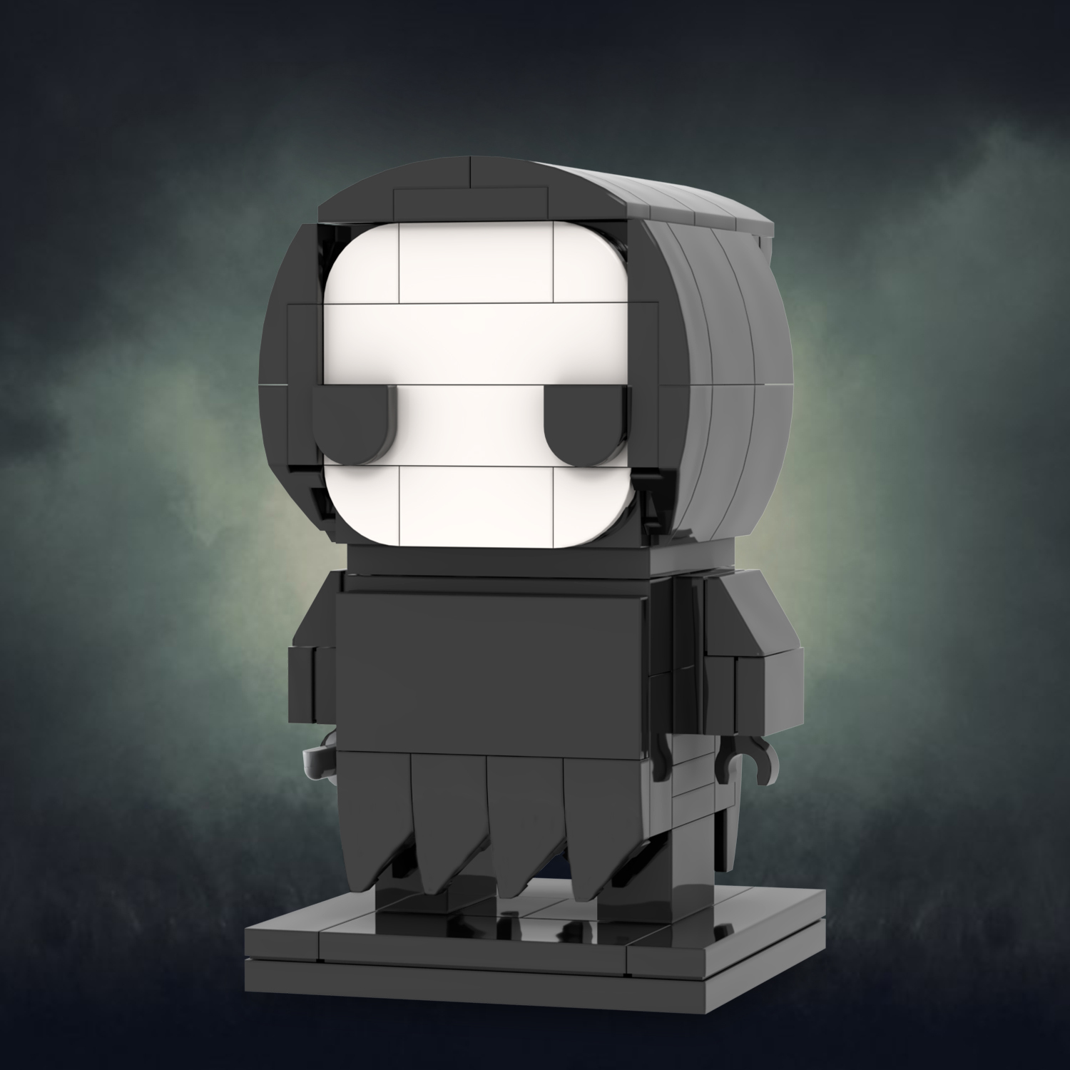 MOC7078 Ghostface Halloween Horror Movie Character Square Head Bricks 101Pcs Assemble Collect Building Blocks Children Gift Toys