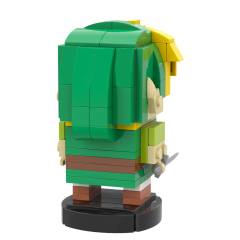 MOC7075 Link 145Pcs Legend of Zelda Game Character Square Head Bricks Model Assemble Educational DIY Building Blocks For Kids Gift Toys