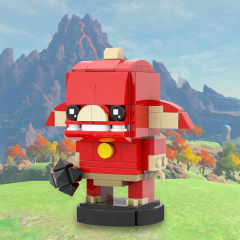 MOC7076 Legend of Zelda Game Character Pokbulin 131Pcs Square Head Bricks Model Assemble Educational DIY Building Blocks For Kids Gift Toys