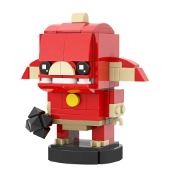 MOC7076 Legend of Zelda Game Character Pokbulin 131Pcs Square Head Bricks Model Assemble Educational DIY Building Blocks For Kids Gift Toys