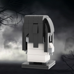 MOC7084 Yamamura Sadako Ringu 126Pcs Square Head Bricks Halloween Horror Movie Character Assemble Collect Building Blocks Kids Gift Toys