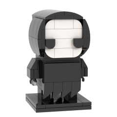 MOC7078 Ghostface Halloween Horror Movie Character Square Head Bricks 101Pcs Assemble Collect Building Blocks Children Gift Toys