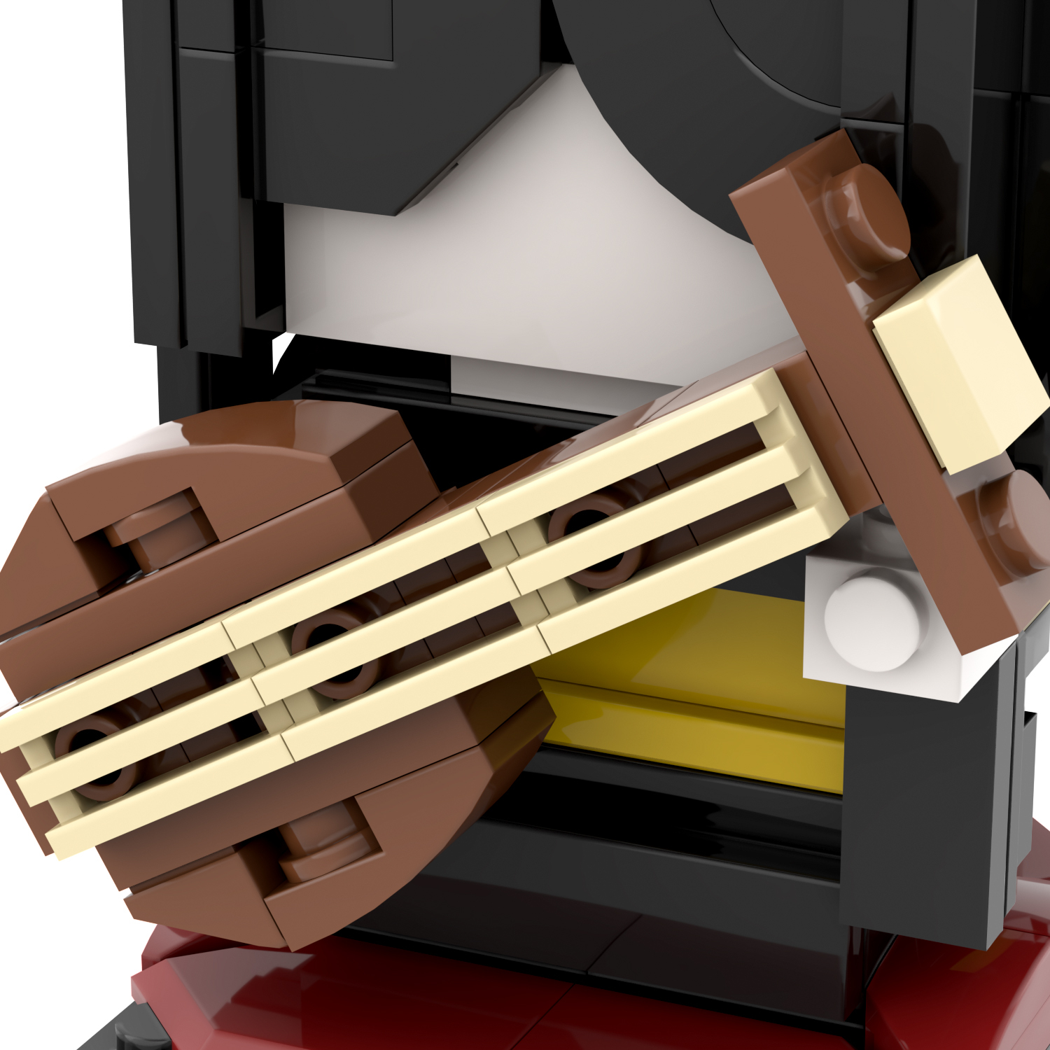 MOC7056 Demon Slayer Character Square Head Bricks 173Pcs Nakime Japanese Anime Educational Collect Plastic Building Blocks Kids Gift Toys