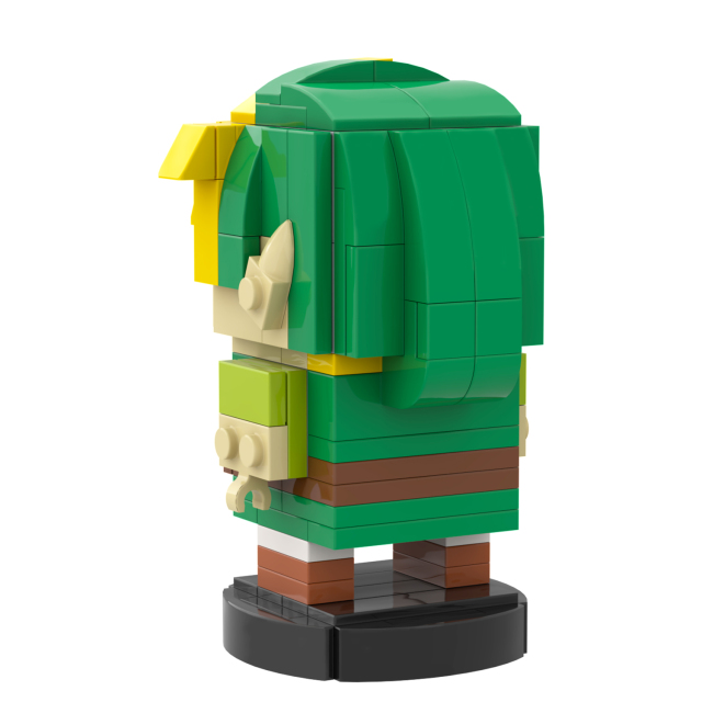 MOC7075 Link 145Pcs Legend of Zelda Game Character Square Head Bricks Model Assemble Educational DIY Building Blocks For Kids Gift Toys