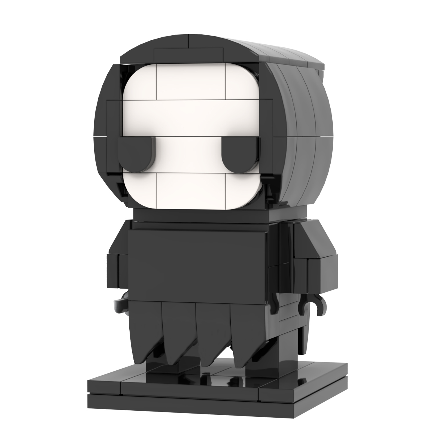 MOC7078 Ghostface Halloween Horror Movie Character Square Head Bricks 101Pcs Assemble Collect Building Blocks Children Gift Toys