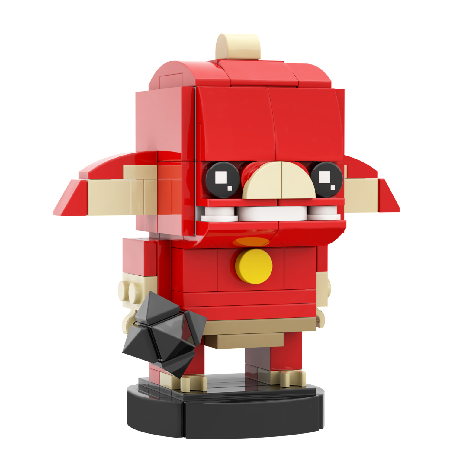 MOC7076 Legend of Zelda Game Character Pokbulin 131Pcs Square Head Bricks Model Assemble Educational DIY Building Blocks For Kids Gift Toys