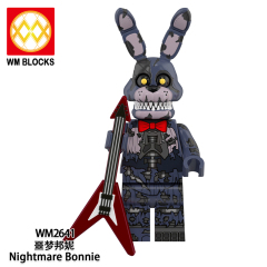 WM6173 FNAF five nights five nights at freddy's Nightmare Freedy Jack O Chica Phantom Foxy Clockwork Ballora Springtrap Jack O Bonnie Nightmare Bonnie mini figures juguetes mini toys building blocks sets Toys for kids